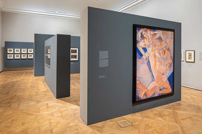 Ausstellungsansicht „Erika Giovanna Klien. Alles ist Bewegung“, Unteres Belvedere, Foto: Johannes Stoll / Belvedere, Wien